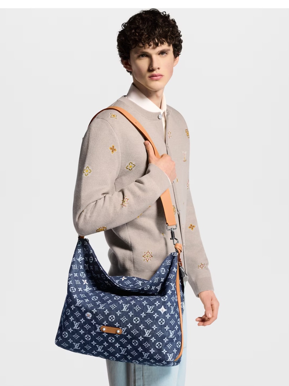 Limited Edition Vagabond Hobo Denim Flowers - Picture 2 of 11